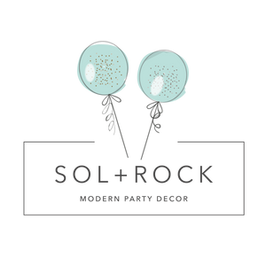 Sol and Rock Modern Party Decorations