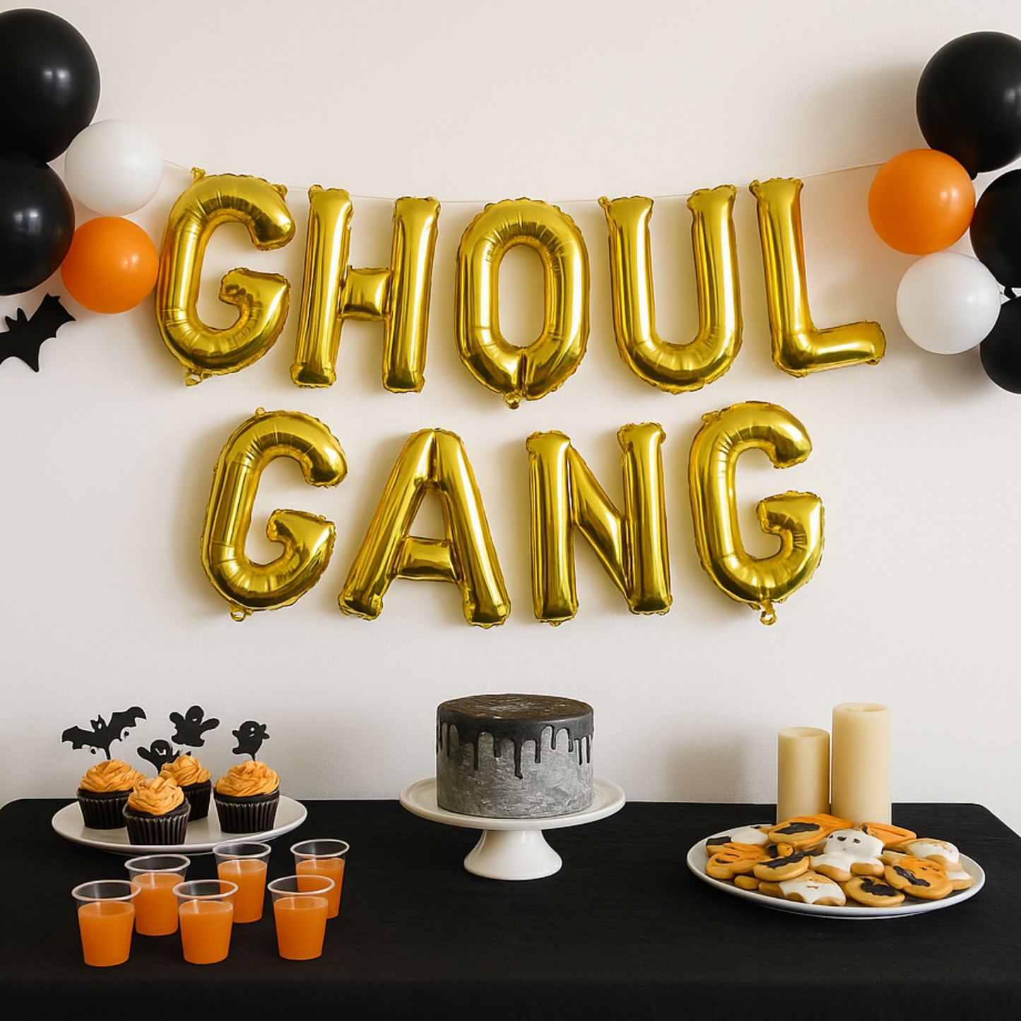 GHOUL GANG Balloon Banner – Halloween Party Decorations, Girls Night, Bachelorette Decor
