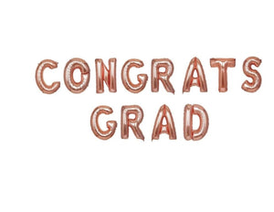 congrats grad foil balloons