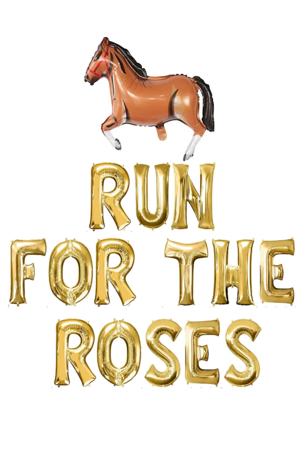 Run For The Roses Balloon Banner