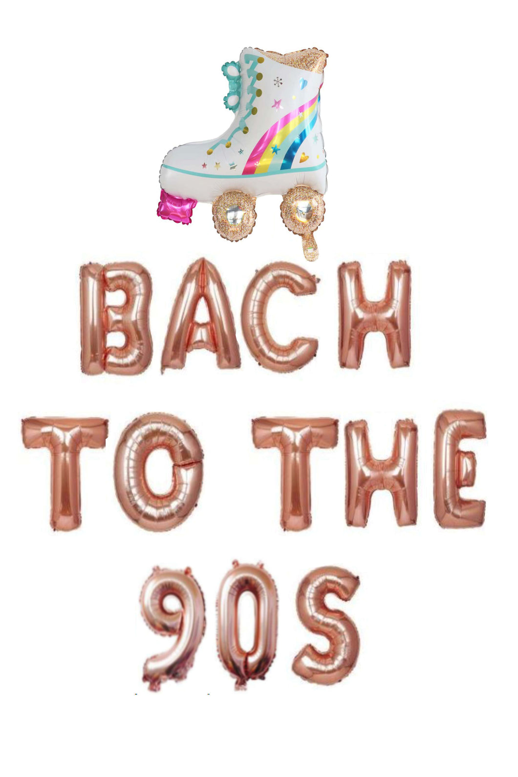 90s theme bachelorette party balloons