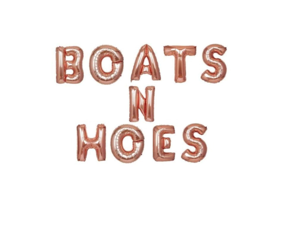 Boats And Hoes Balloon Banner