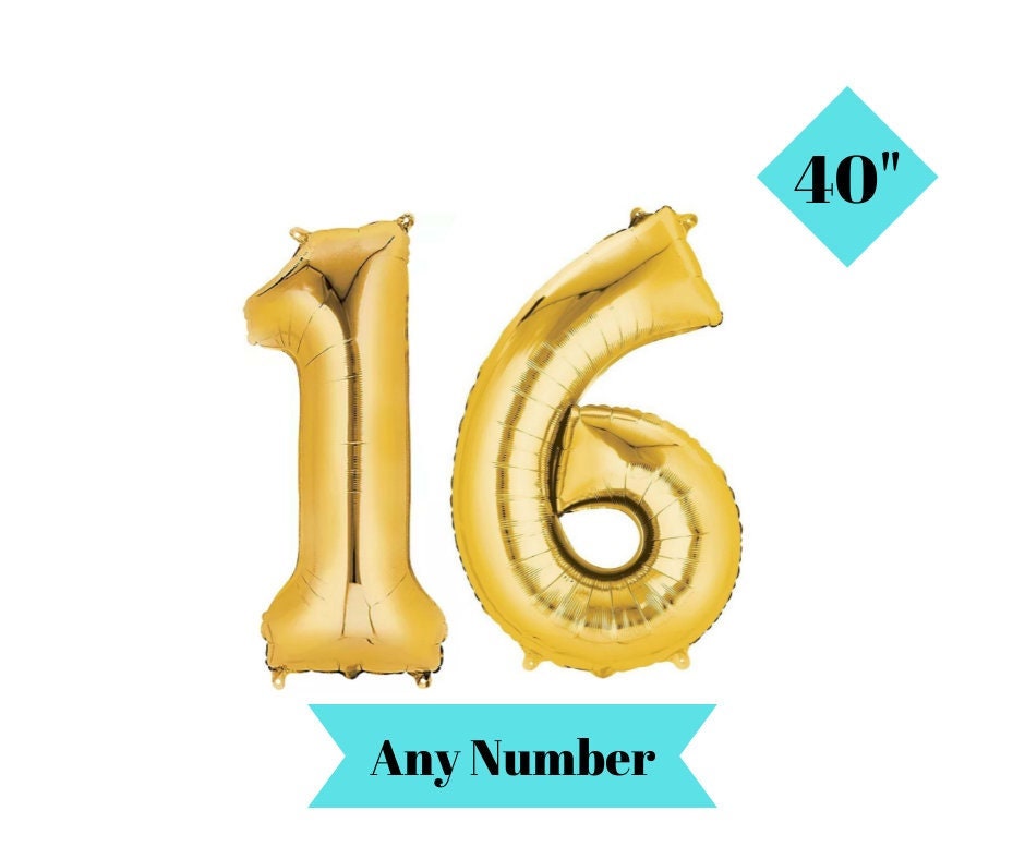 Number 16 Balloons