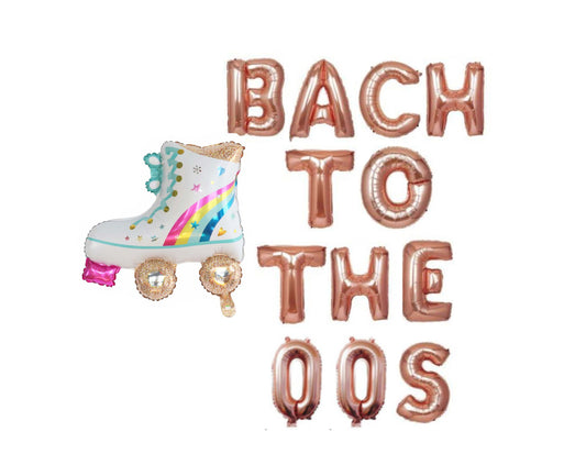 Bach to the 2000s balloons for a bachelorette party.  