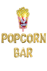 popcorn bar sign