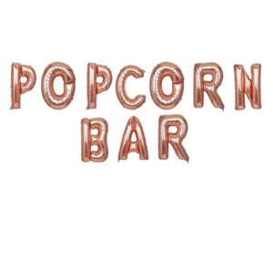 popcorn bar sign